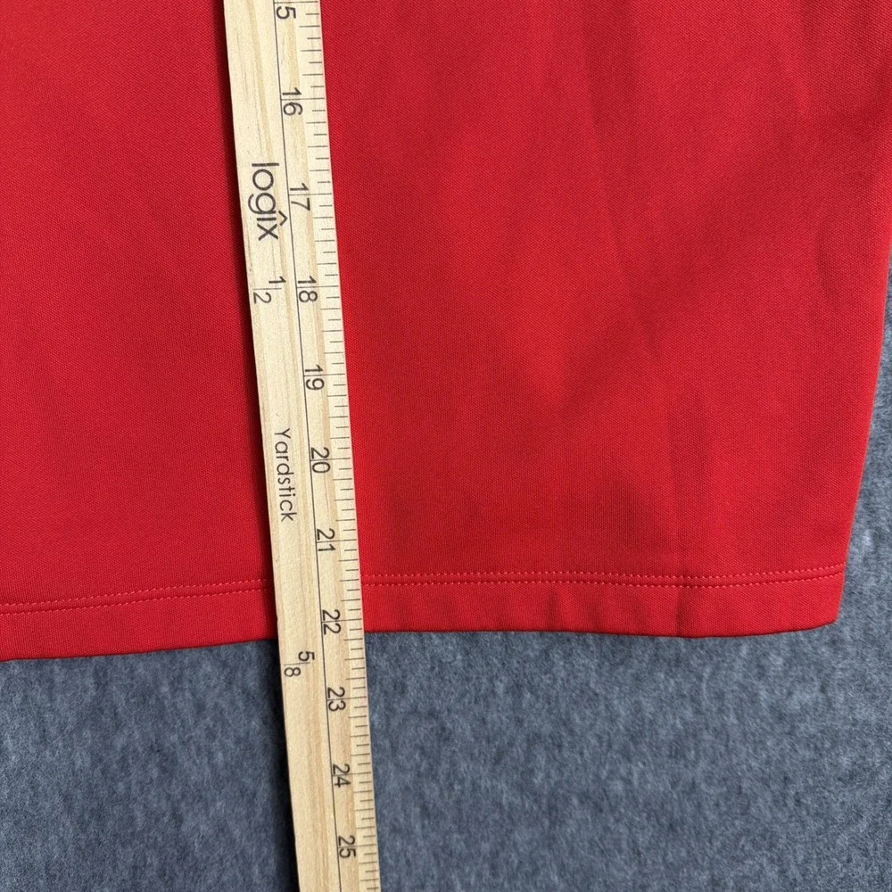 Nike Kids Shirt Boys M Academy Pro Drill Fleece Red Youth 1/4 Pullover Top